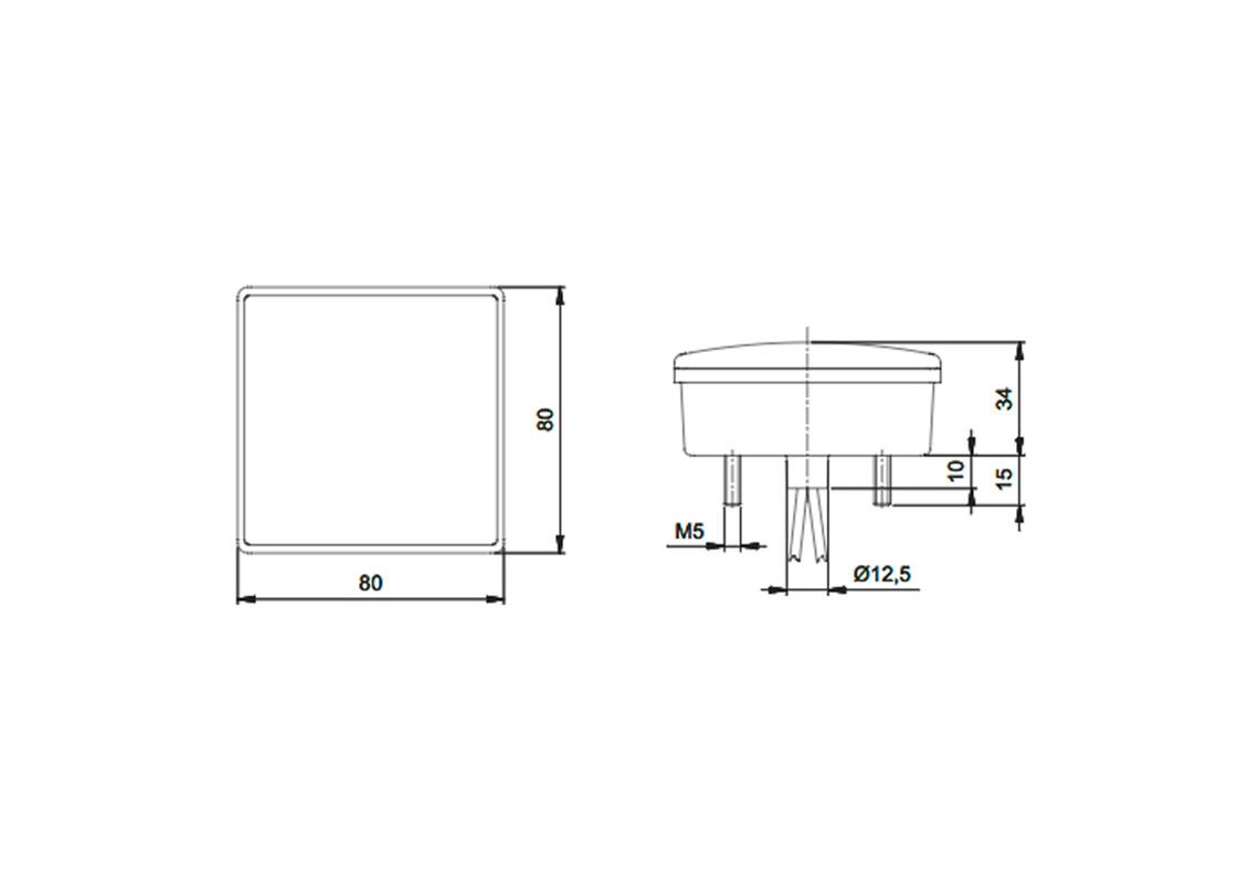 FEU RECUL 12V - SÉRIE 280